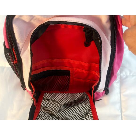 Rip Tide Pink/Black Backpack Purse - Picture 2 of 10